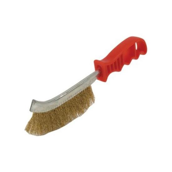 Plastik Saplı Tek Sıra ince Tel Fırça